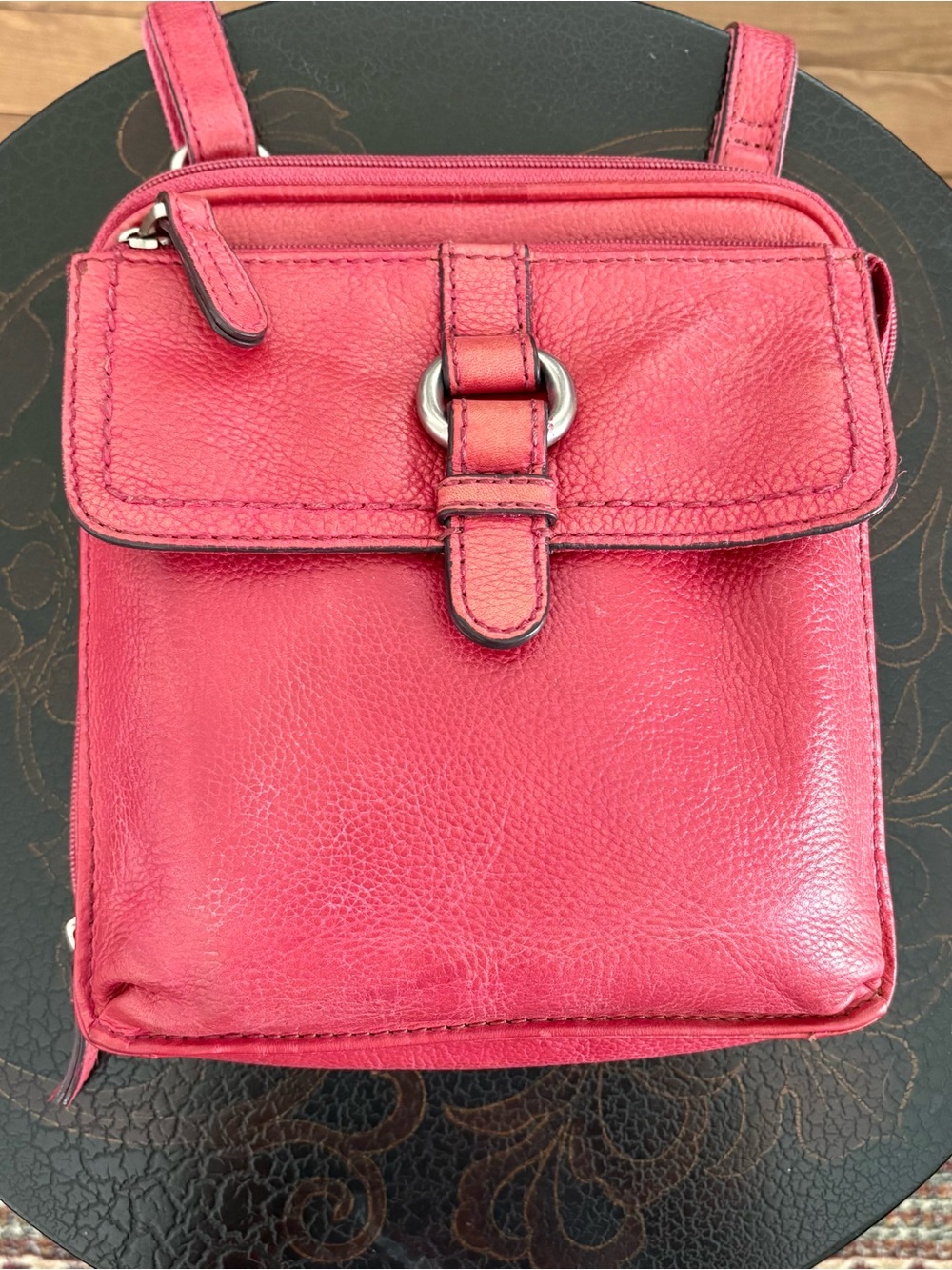 Fossil Pink Crossbody Purse